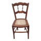 Chaise bois et cannage