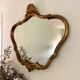 Antique Baroque Shell Mirror