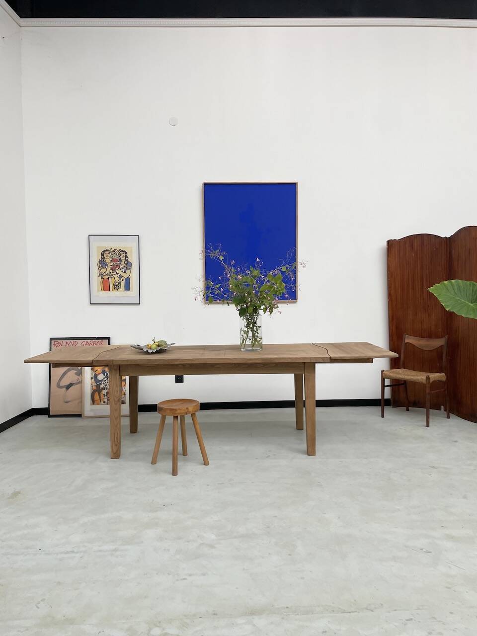 Oak farmhouse table 270 cm with extensions