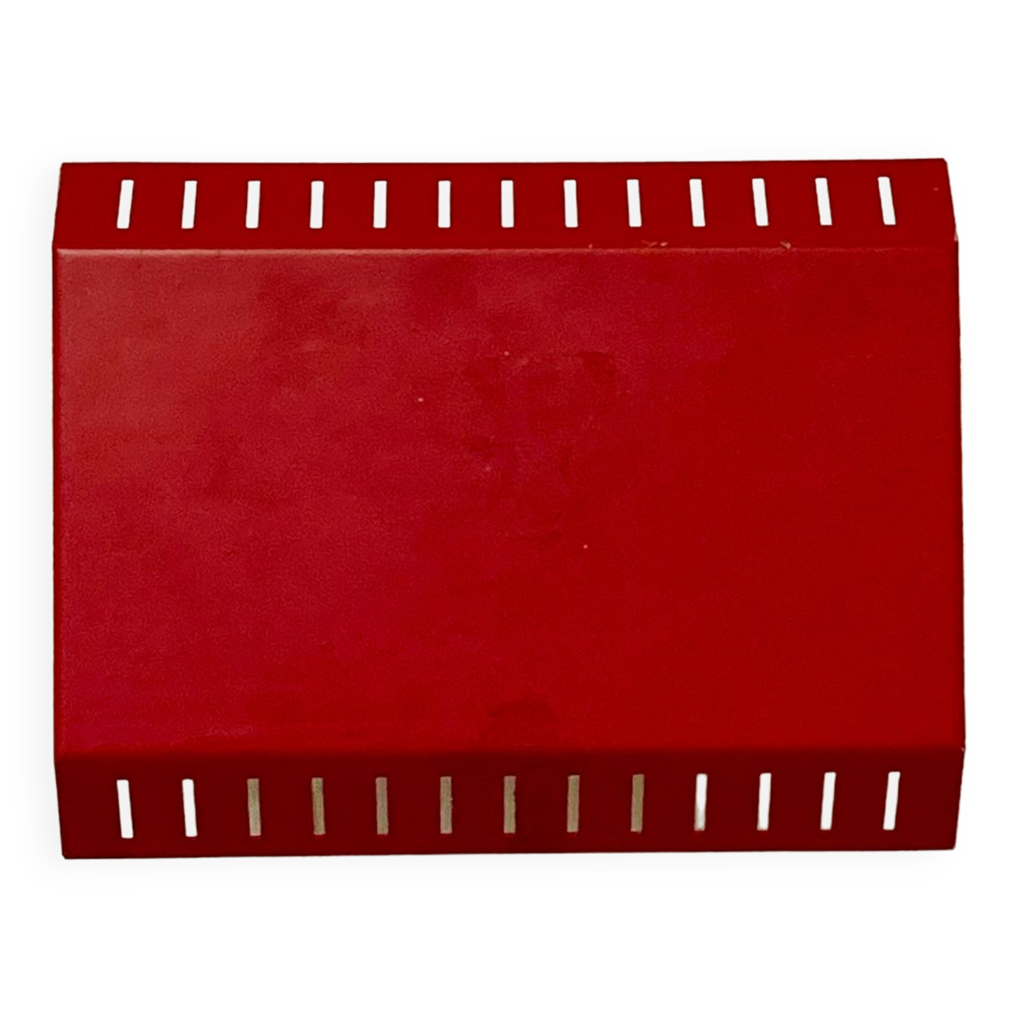 Adjustable wall lamp red Scandinavian design 1950.