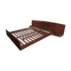 Vintage Scandinavian teak bed 1960