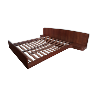 Vintage Scandinavian teak bed 1960