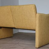 Vintage 2 seater fabric sofa, 1970