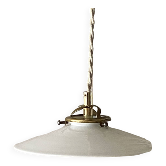 Opaline pendant light