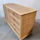 Dal Vera rattan and bamboo sideboard