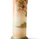 Vase en verre émaillé Legras