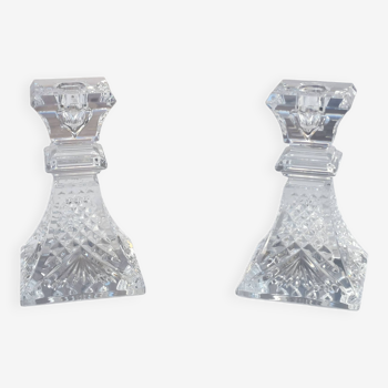 Pair of “waterford crystal” candle holders