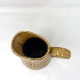 Brown Belgian ceramic pitcher
