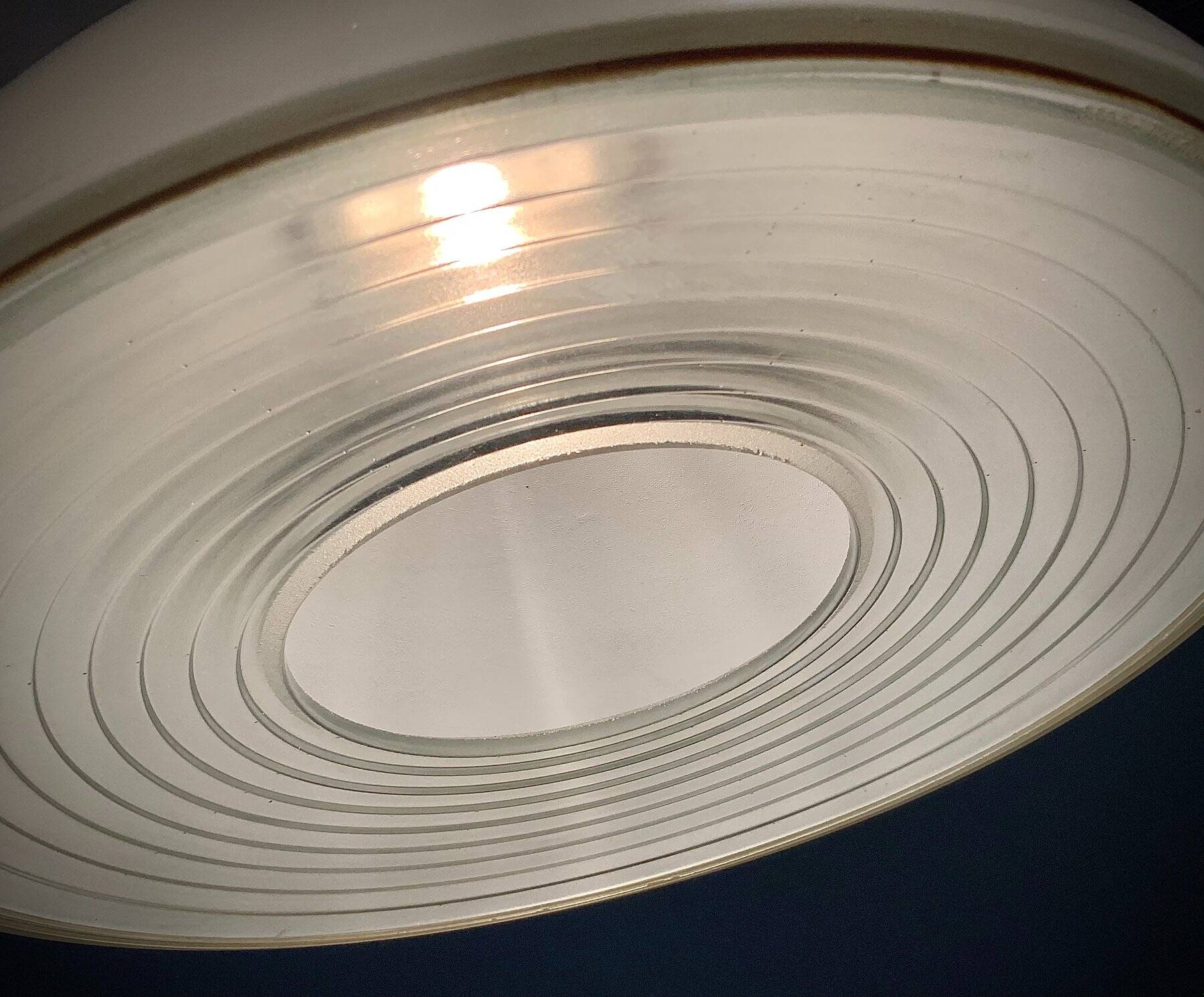 Vintage Modernist Suspension • Holophane • 1950