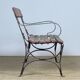 Banc de parc en fer riveté années 1920