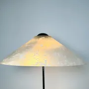 Lampe de table en verre dépoli par Af Cinquanta, Italie, années 1980.