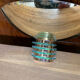 Pair of Art Deco style sconces in brass circa 1970