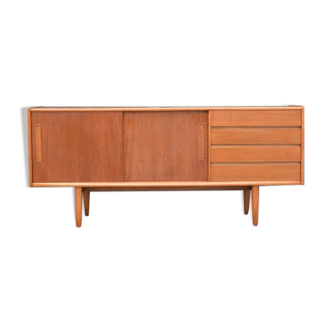 Sideboard in blond teak * 165 cm