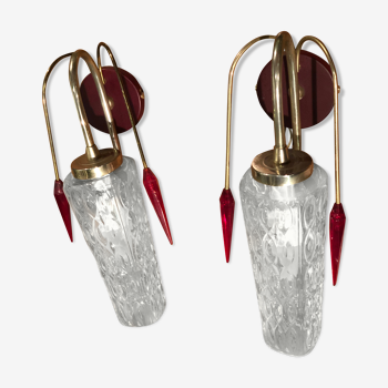 Pair of sconces