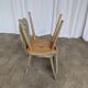 Set of 2 Rustic Primitive Wooden Chairs / Weathered Farmhouse Dining Chairs