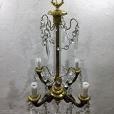 Lustre 4 lumières en bronze Napoléon III