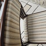 Set of 4 vintage stackable chairs 1980