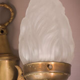 Paire d’appliques murales avec anges
