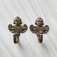 Set of metal coat hooks / angel towel hooks