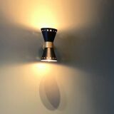 Pair of Italian diabolo wall lights, 1950s