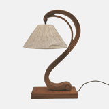 Vintage wood lamp