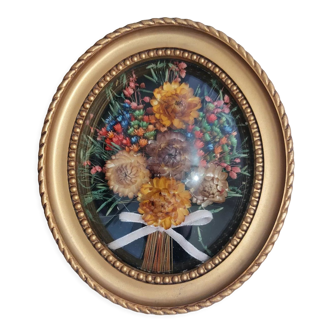 Dried flower frame