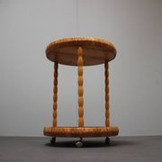 Mid-Century Table on Wheels, 1970s, Czechoslovakia