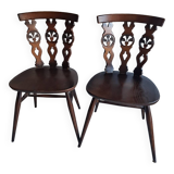 Pair of vintage 60's Ercol chairs