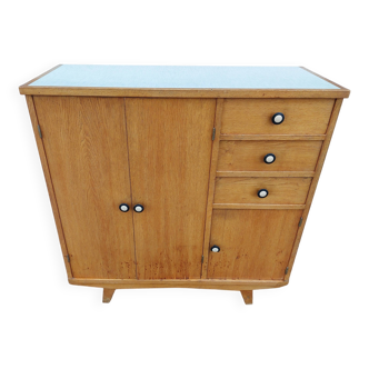 solid wood buffet, compass feet