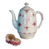 White teapot with rose pattern, Erica model by Franciscan, England