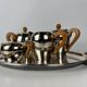 Alessi coffee and tea set silver-plated