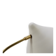 White brass desk or table lamp in the Louis Kalff style from the 1950s.