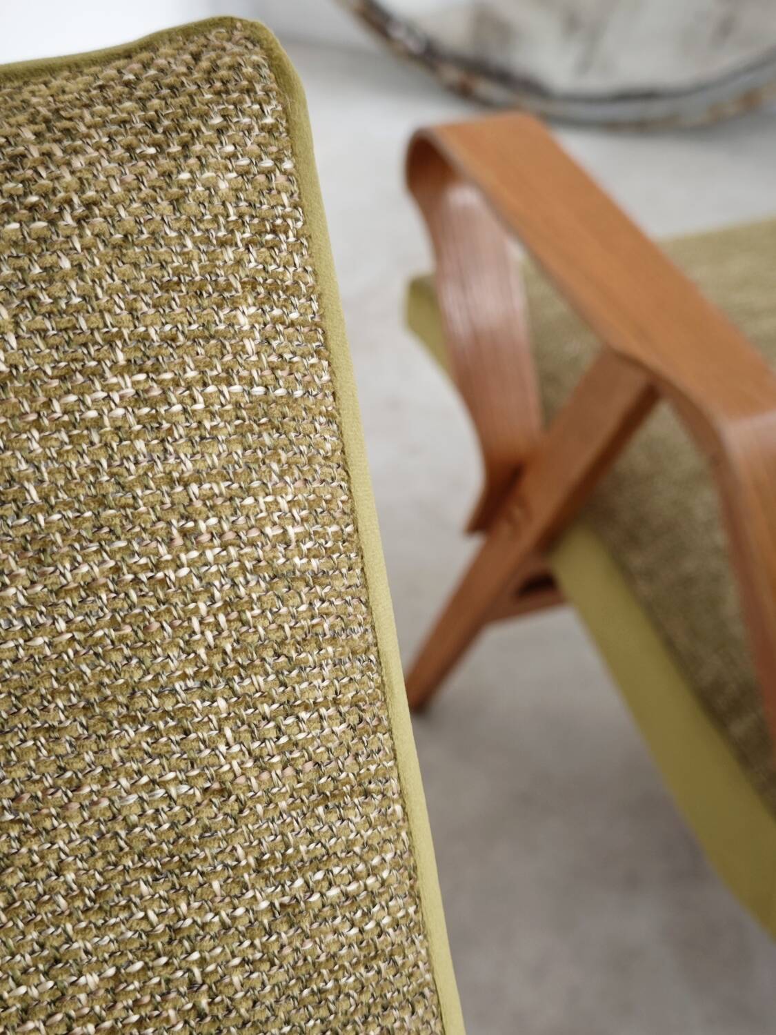 Pair of armchairs restored by Frantisek Jirak for Tatra Nabytok 1960