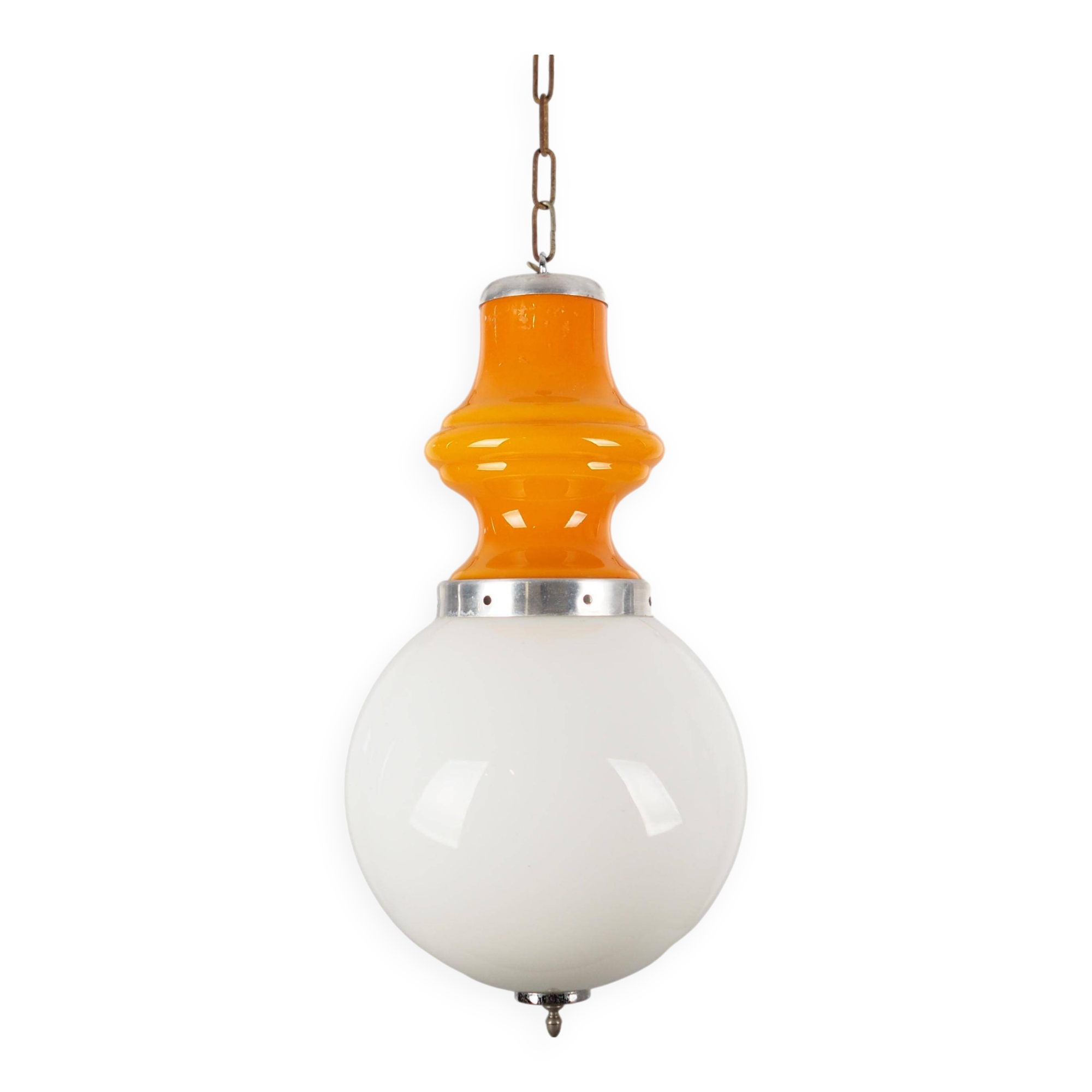 Pendant lamp, Italian design, 1970s, manufacturer: Mazzega