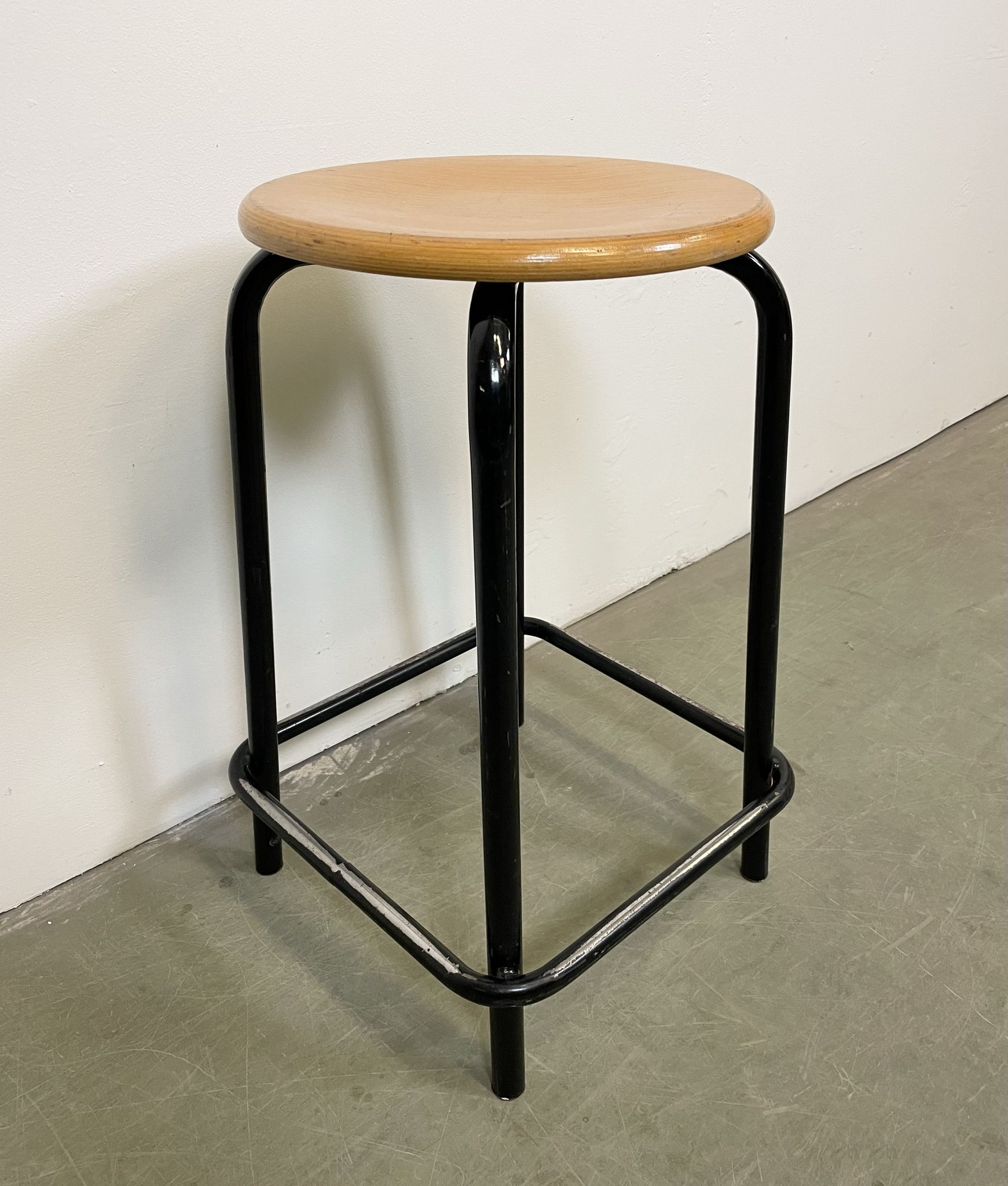 Vintage industrial italian stool, 1970s
