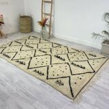 Handmade moroccan berber carpet 254 x 150 cm