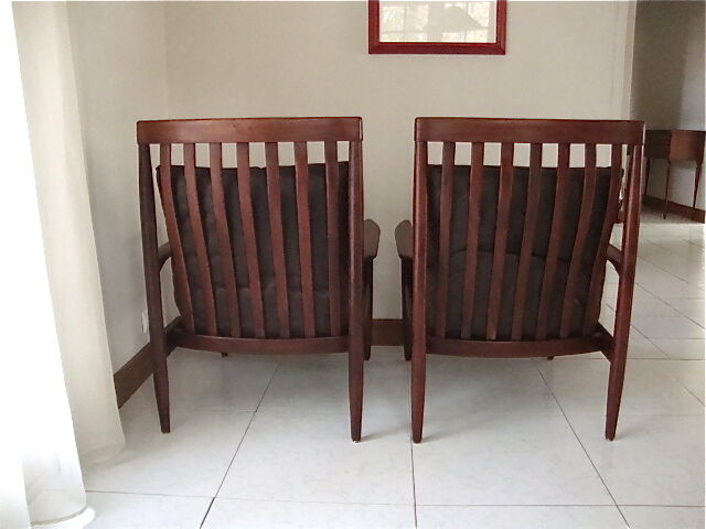 Two Danish chairs in teak 50/60 years