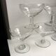 Lot de 5 coupes à champagne anciennes années 40-50