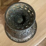 17th century Italian chased bronze cup or urn
