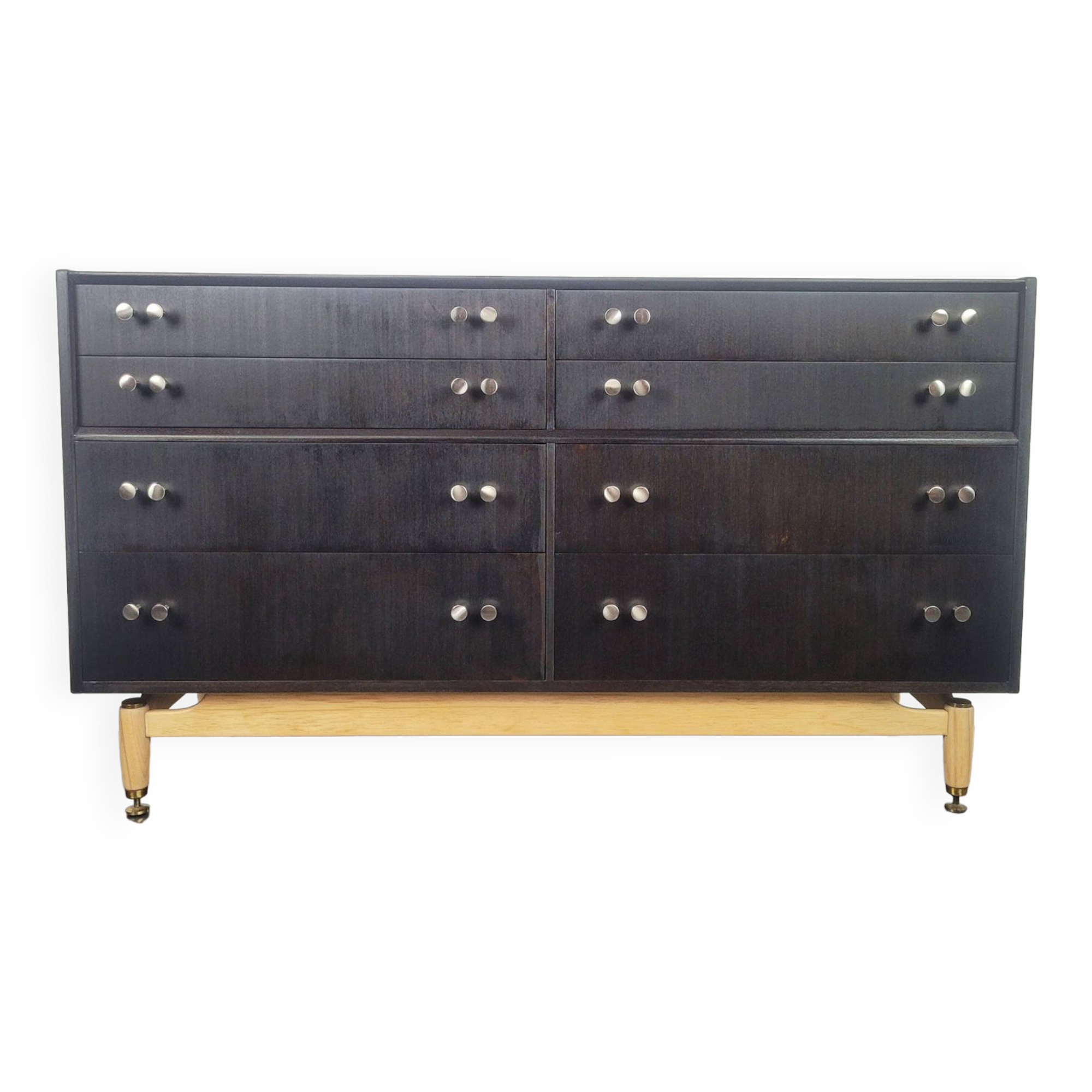 G-Plan Black Double Chest of Drawers, 1960s