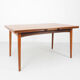 Table extensible en bois de rose de conception danoise, 1960