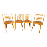 Antonin Suman for TON Dining Chairs, 1960s, Set of Four