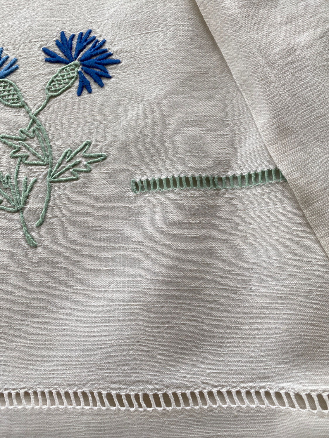Embroidered sheet