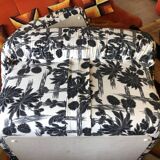 Vintage airborne potato chair heater & its matching pouf