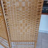 wicker, rattan screen, 5 panels
