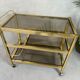 Vintage 80s bar trolley – Hollywood Regency