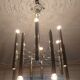 Very large vintage 12-light chandelier by Sciolari - 1970s (Space Age)