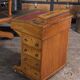antique Davenport desk in Victorian style from the 19th century