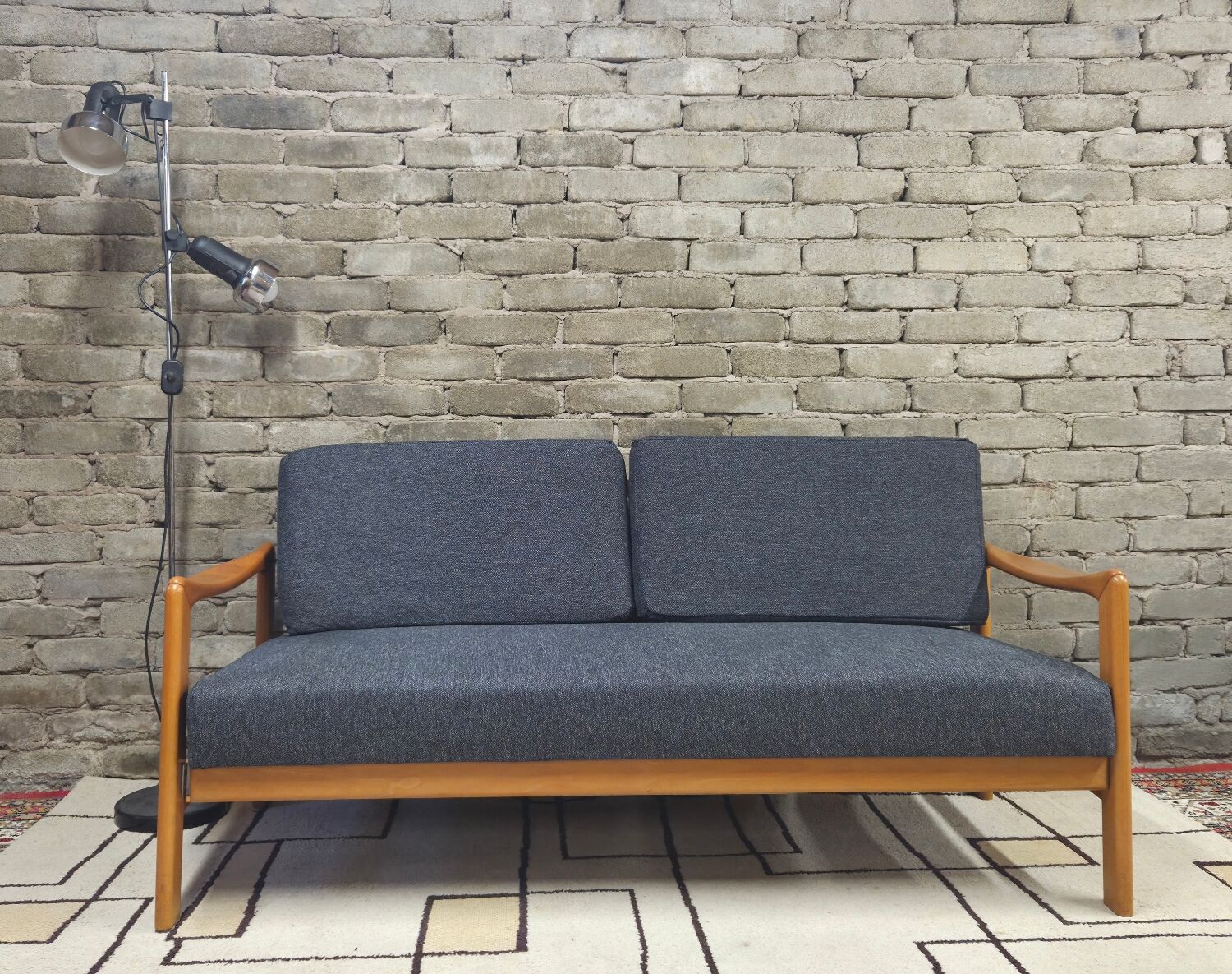 Convertible Scandinavian daybed canapé 1960