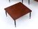 Square Walnut Coffee Table Model "T8" by Vico Magistretti for Azucena, Italy